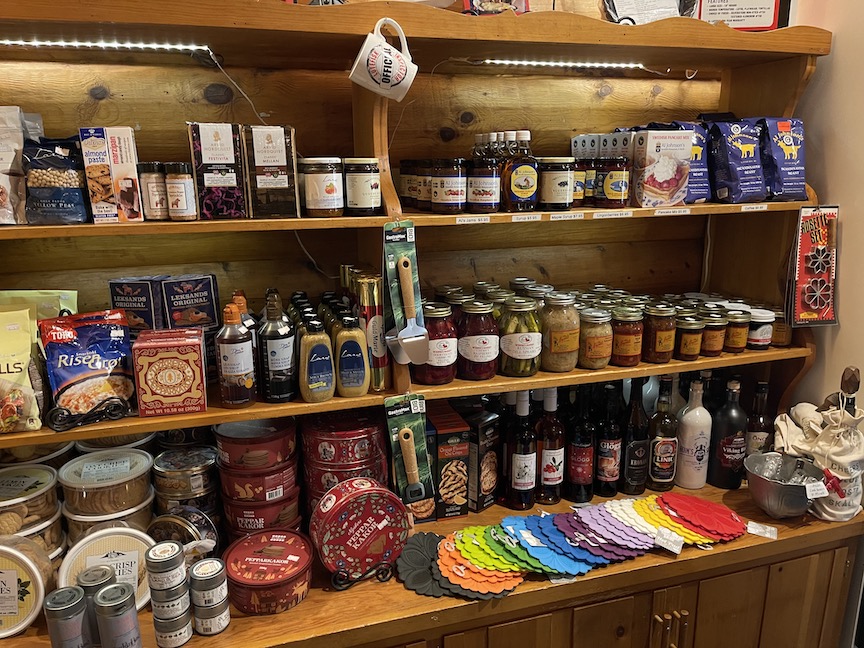 Array of mustards and mustard-related products