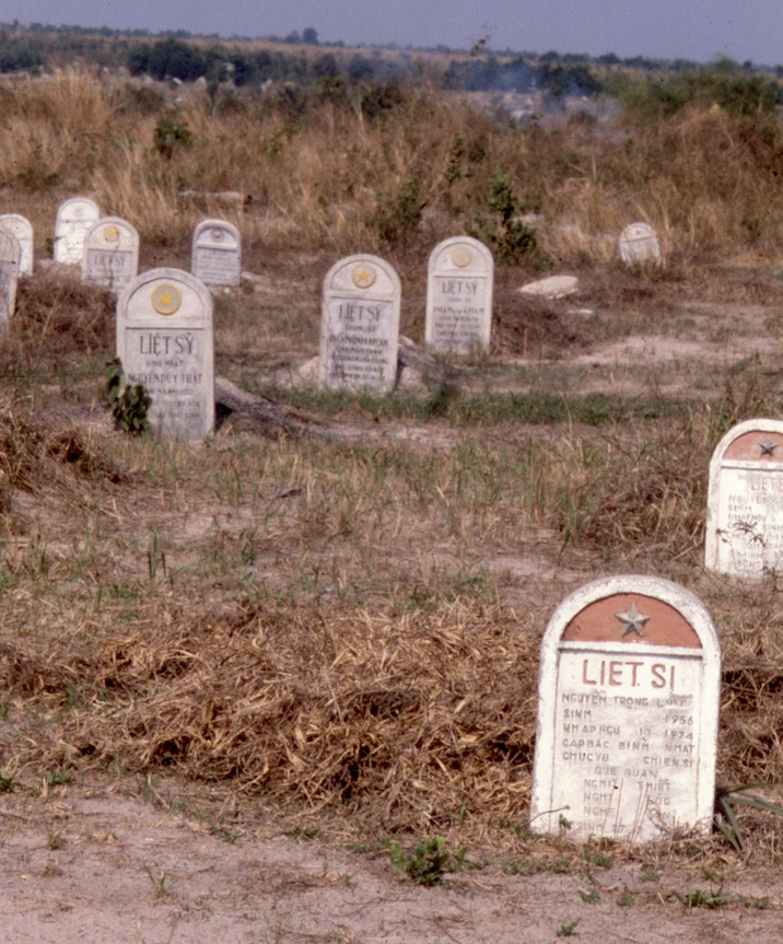 Communist graves in South Vietnam
