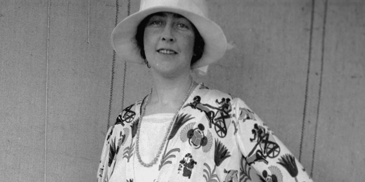Agatha Christie when young woman