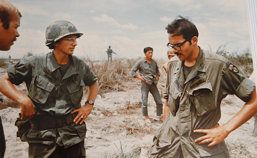 DeVoss and U.S. advisor in Saigon Vietnam