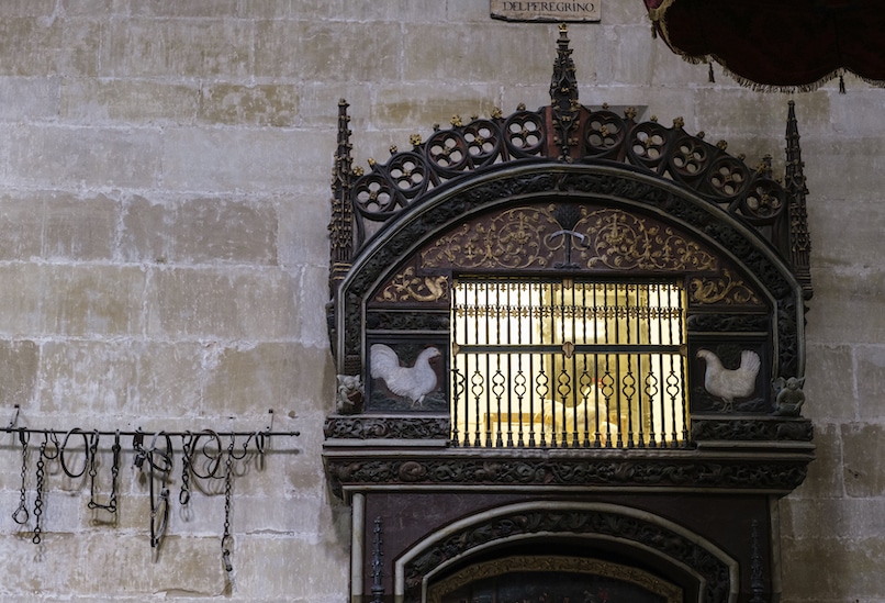 The most revered residents of the Cathedral of Santo Domingo de la Calzada are chickens.