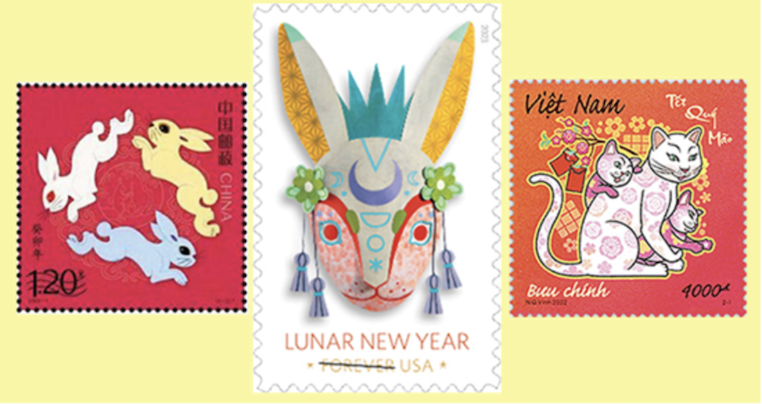 Lunar New Year 2023 postage stamps