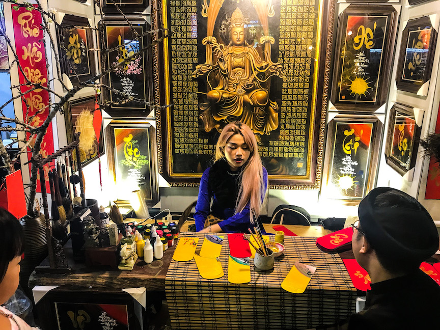 Vietnamese calligrapher