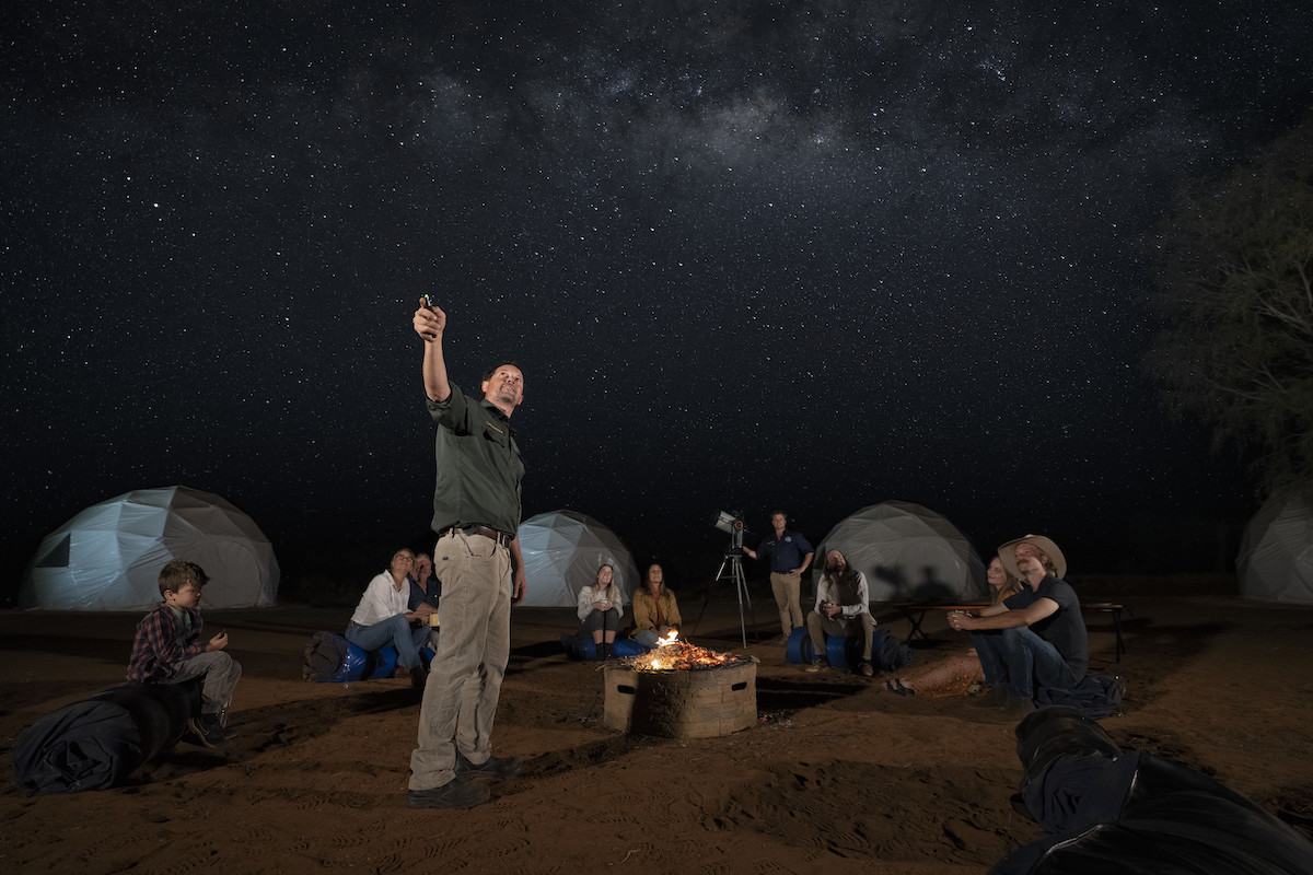 Central Australia's  Earth Sanctuary Observatory near Alice Springs 