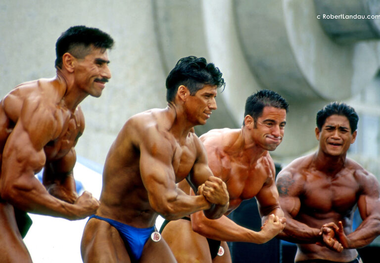 Muscle Beach is considered the birthplace of the U.S. physical fitness boom. It began back in the 1930s at a site just south of the Santa Monica Pier where people would gather for gymnastic activities. More recently body builders head to Muscle Beach Venice to exercise and compete.