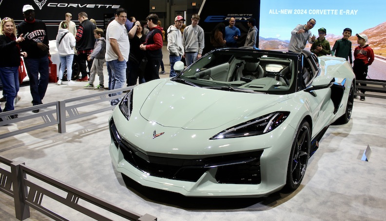 Corvette E-Ray, Chicago Auto Show. Photo by Mary Bergin