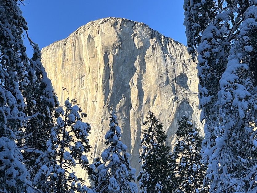 El Capitan in winter