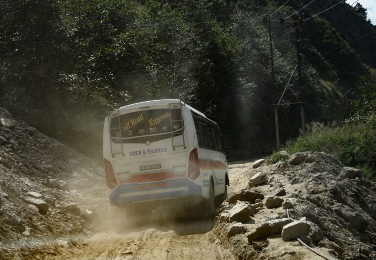 The Friendship Highway extends into Nepal, following the Araniko highway for another 70 miles to Kathmandu. It can take up to nine hours to reach Nepal’s capital due to deplorable road conditions, a result of a 2015 earthquake.