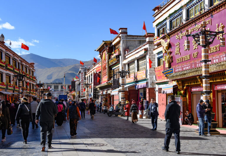 When traveling across the Roof of the World, it’s best to acclimatize for 2-3 days in Lhasa, one of the highest cities in the world at 11,995 ft. There is no shortage of Buddhist sites and experiences within Lhasa to keep one busy.