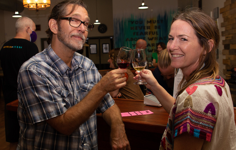 People enjoy mead in Elgin, Texas.