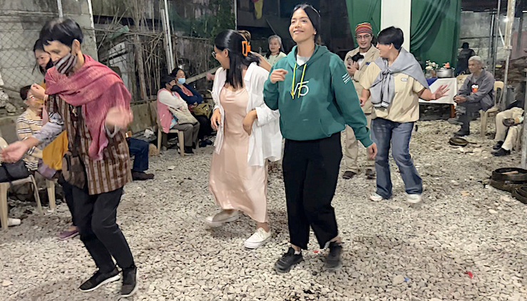 Line Dancing at a Kankanaey wedding in the Philippine town of Baguio