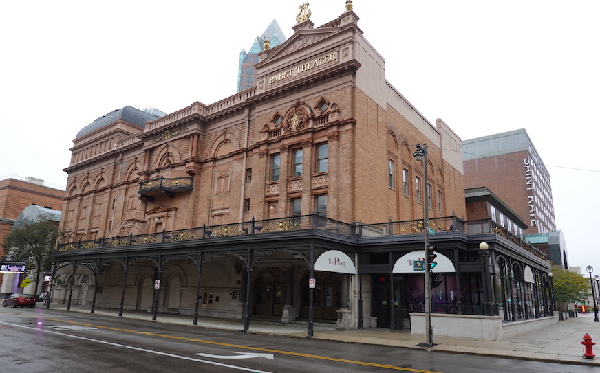 Built in 1895, the Pabst Theater was home to the finest German theater company in the U.S. The building is on the National Register of Historic Places.