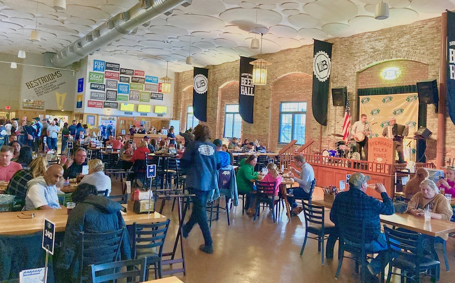 Lakefront Brewery and Beer Hall is a popular hangout for the citizens of Milwaukee