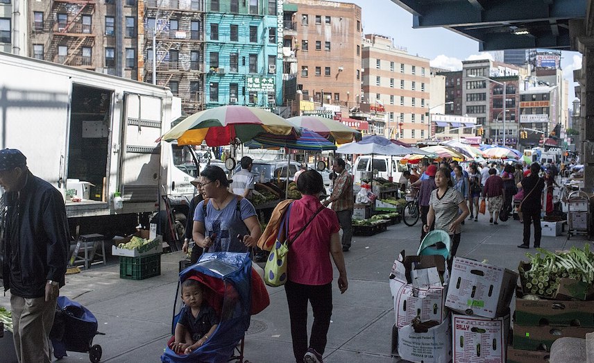 New York's Chinatown is a vibrant, bustling area that shows America's embrace of Chinese culture, as well as its food.