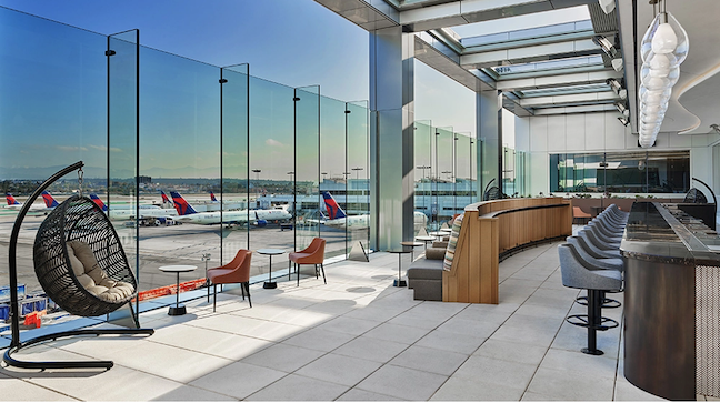 Delta SkyClub in John F. Kennedy Airport Terminal 4