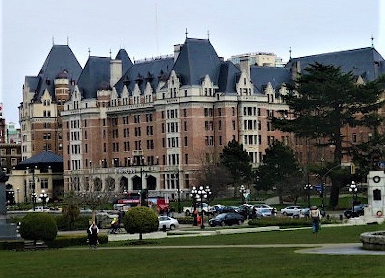 Empress Hotel in Victoria mirrors the city's British colonial past