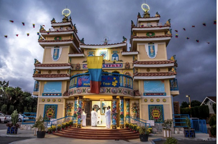 Cao Dai Temple in Orange County has colorful services to which all are welcome.