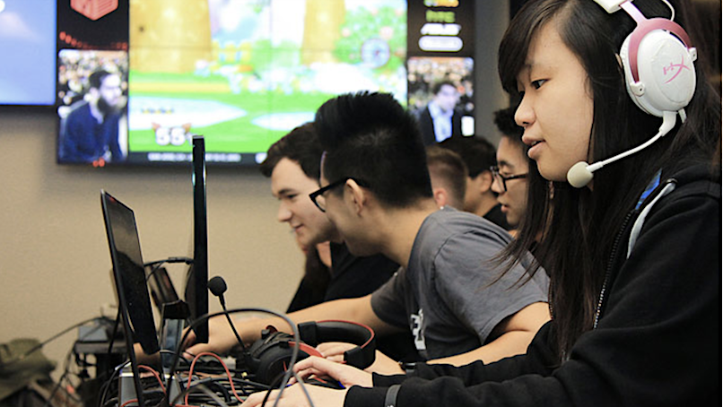 The University of California campus in Irvine has one of the highest percentages of Asian American students.