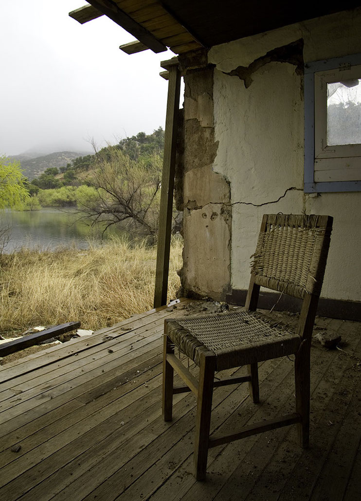 Abandoned home with a beautiful view in the ghost town of Ruby, AZ