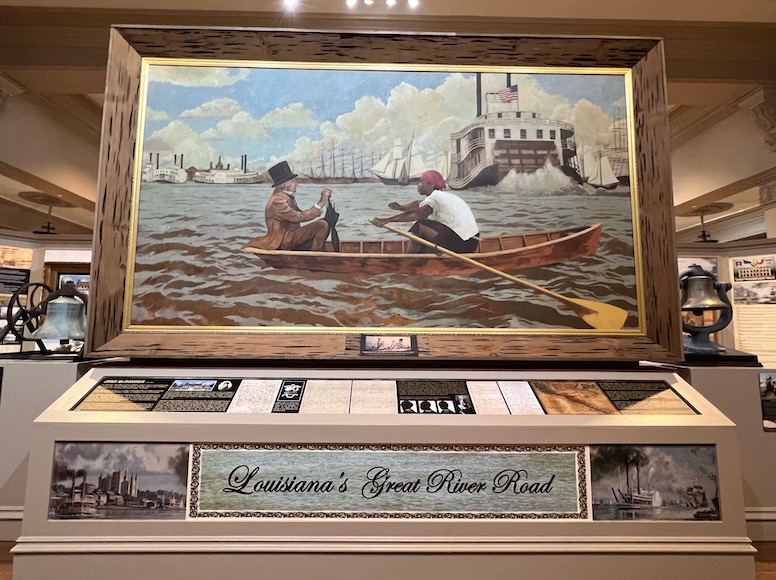 Artwork at the Great River Road Museum
