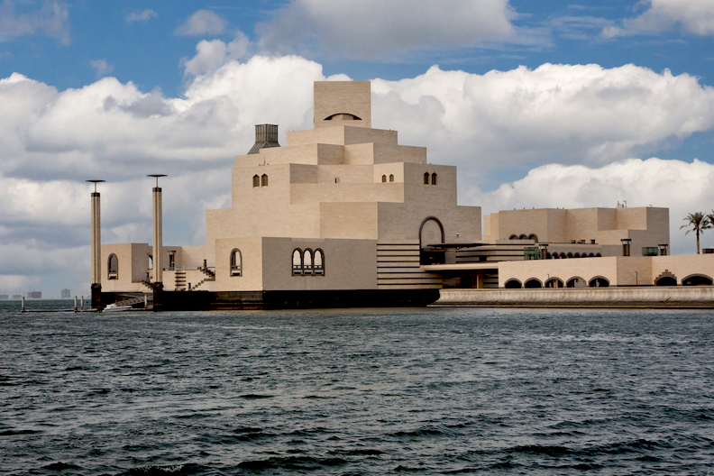 Doha's Museum of Islamic Art designed by I. M. Pei.