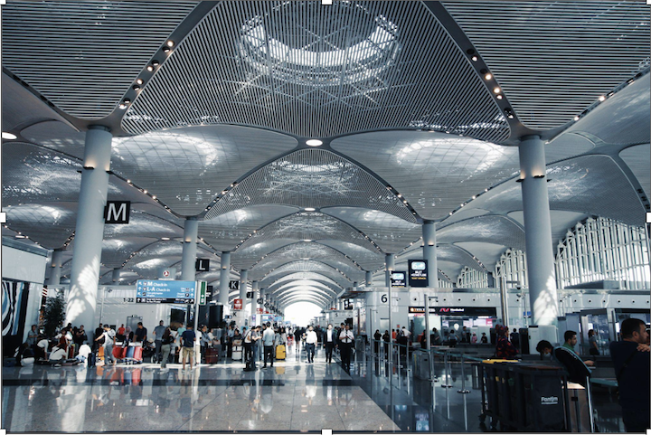 Istanbul's new international airport is a mix of shine and shadow, spend time in airports