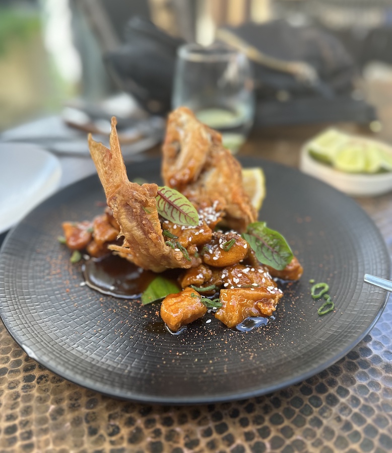 Crunchy Red Snapper at Ario. Photo by Ramaa Reddy