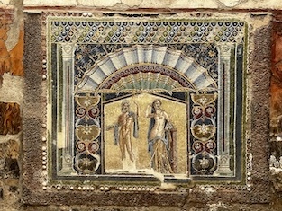 The House of Neptune and Amphitrite gets its name from this stunning mosaic in its dining room copy The House of Neptune and Amphitrite gets its name from this stunning mosaic in its dining room