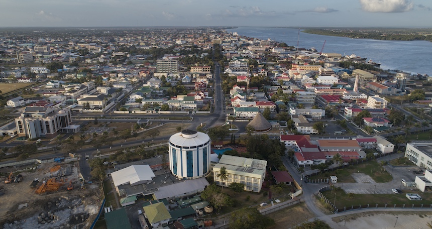 Aerial view of Georgetown