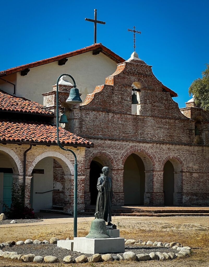 Mission San Antonio is surounded by a military base.