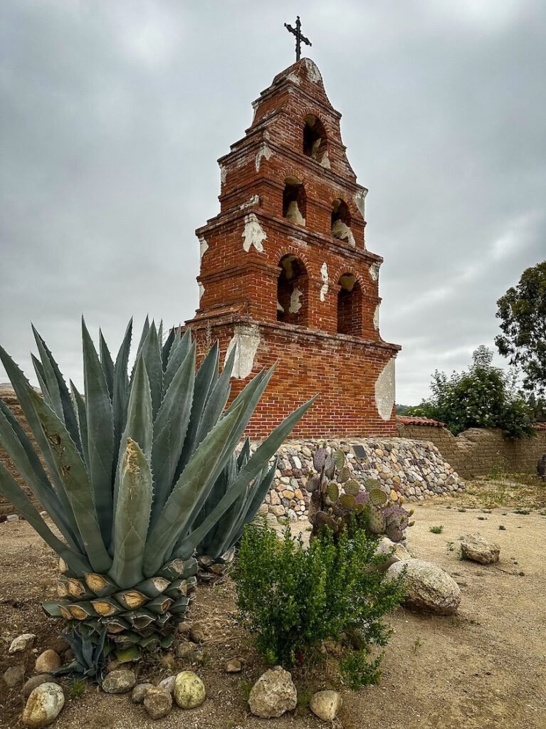 Mission San Antonio's mission walls still stand after the passage of more than two centuries.