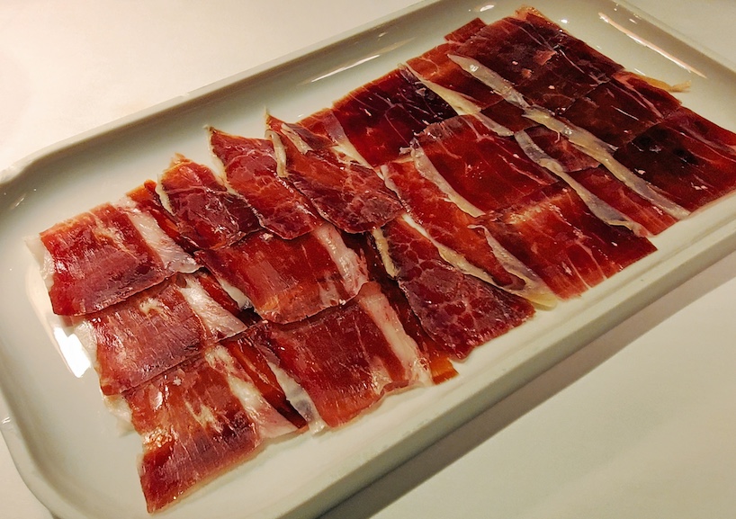 Platter of Ibérico ham