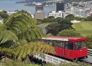 Wellington's iconic red cable car is the best way to reach Kelburn Lookout for one of the best views in the city