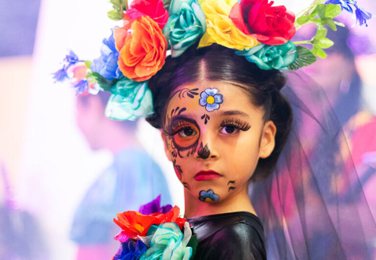 Young girl with attitude posing for a photo.