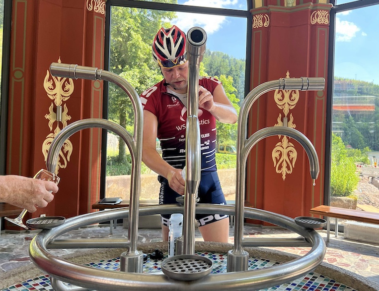 Black Forest mineral water is famous, but perhaps no more so than in Bad Peterstal-Griesbach, where people stop by the landmark Sophienquelle fountain temple to fill up.