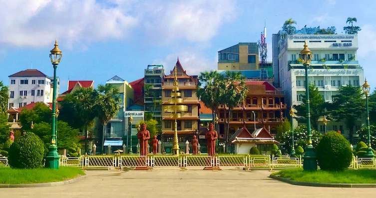 Muti-story shophouses built by Chinese merchants and traders between the 1890s and 1960s are still dominant in many urban streets.