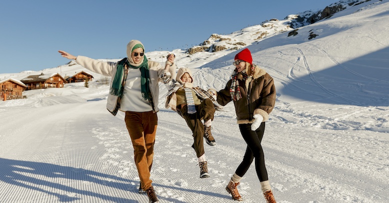 Family frolics at a Club Med resort in the French Alps.