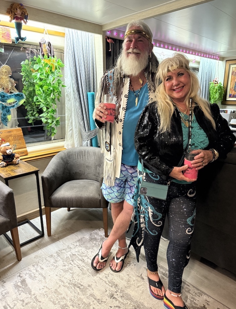 John and Melody Hennessee in villa.Mimi Slawoff