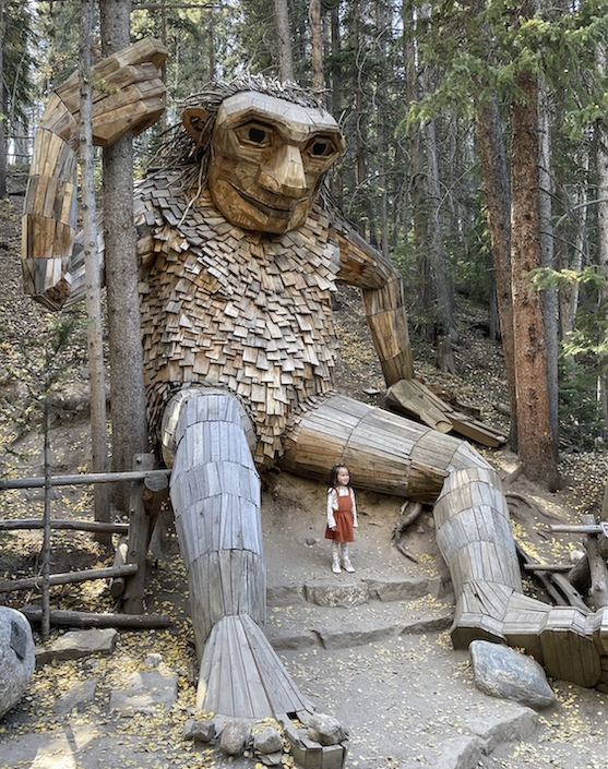 Breckenridge's Troll, just off the bike trail.