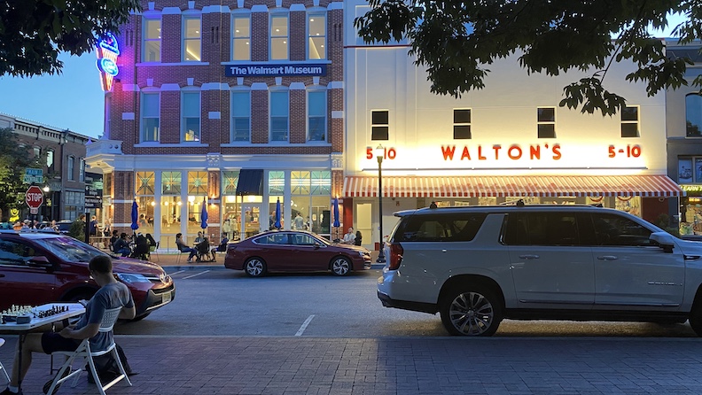 The Walmart Museum serves up old-fashioned ice cream sodas along with a fascinating history of its founder, Sam Walton.