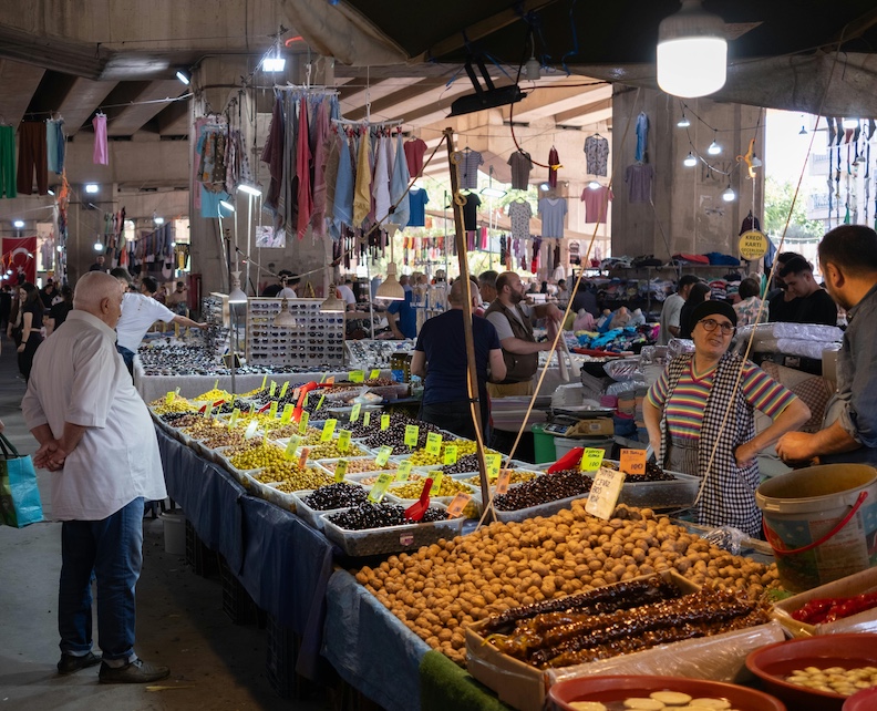 Olive Market in Izmir, Turkey