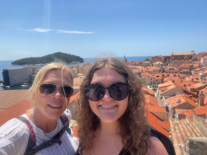 Kathleen Okorn of Ohio, 73, brought her college-aged granddaughter Maeve on a Road Scholar trip.