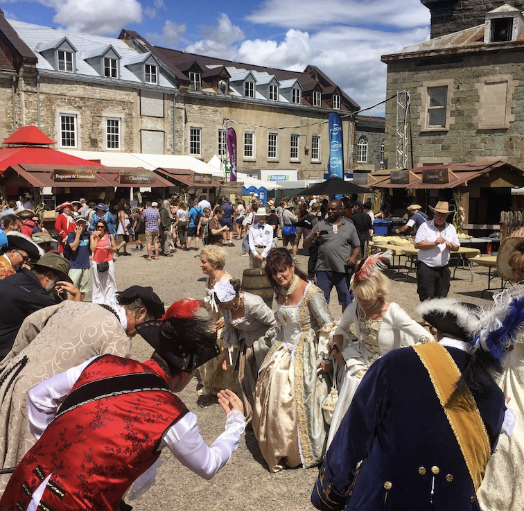 The New France Festival celebrates Quebec's colonial history. 