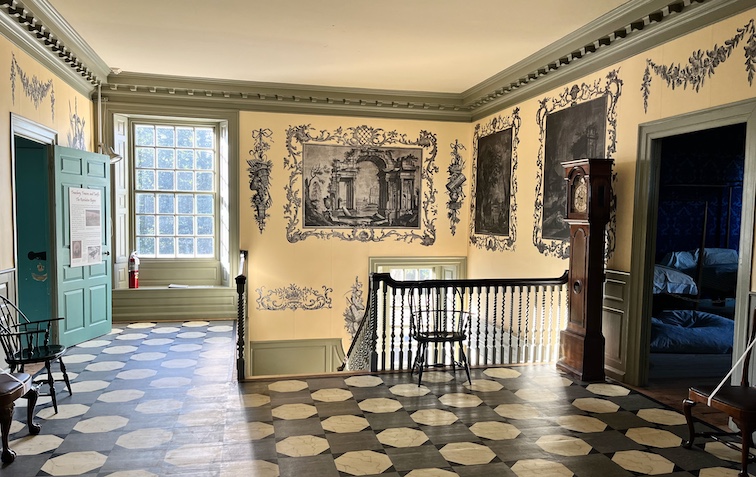 At the Schuyler House in Albany, British Gen. John Burgoyne was imprisoned.