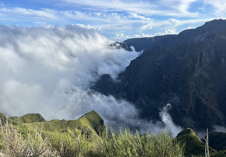 Madeira is an island of fog-filled mountain valleys.