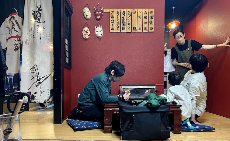 Many cultural experiences are geared toward families, including making taiyaki at Askusa Taiyaki Guraku.