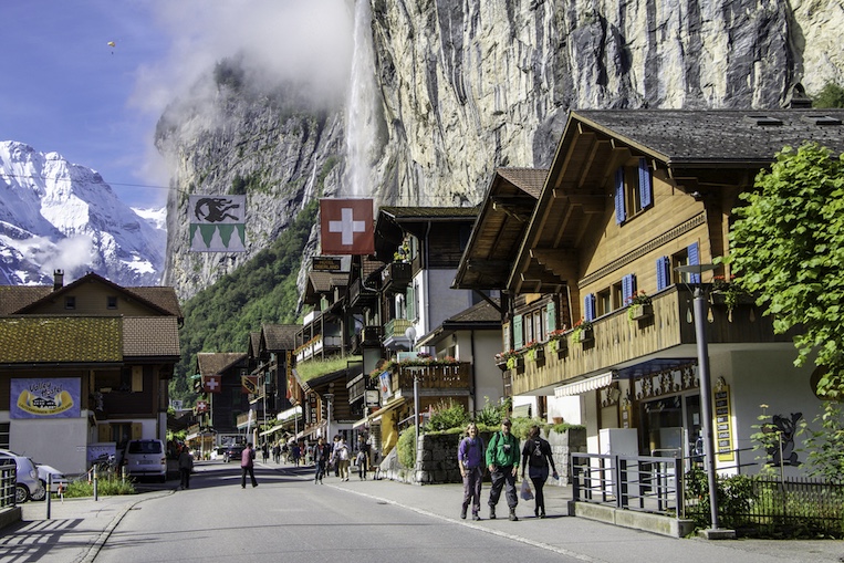 Lauterbrunnen Village is the gateway to surrounding alpine villages and Jungfraujoch.
