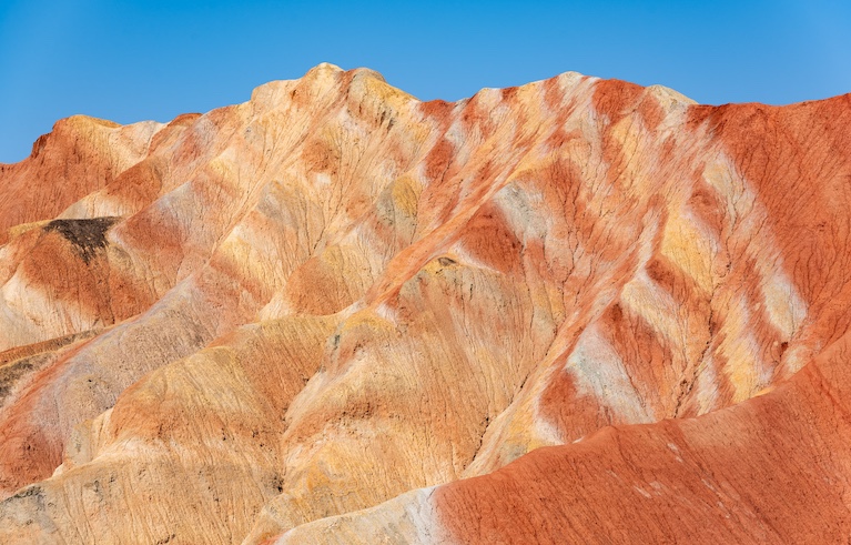 Danxia Landform Geological Park, Zhangye, Gansu Province, China, Asia