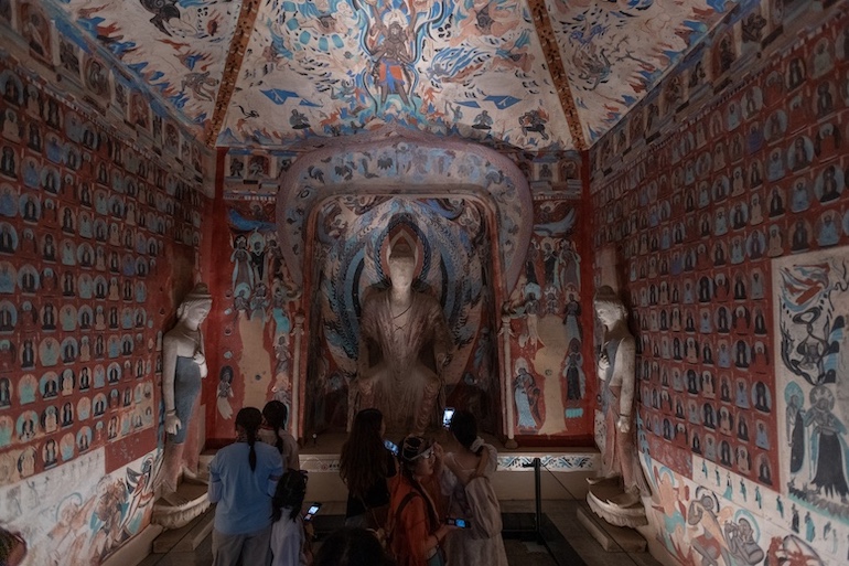 Mogao Caves, Dunhuang, Gansu Province, China, Asia