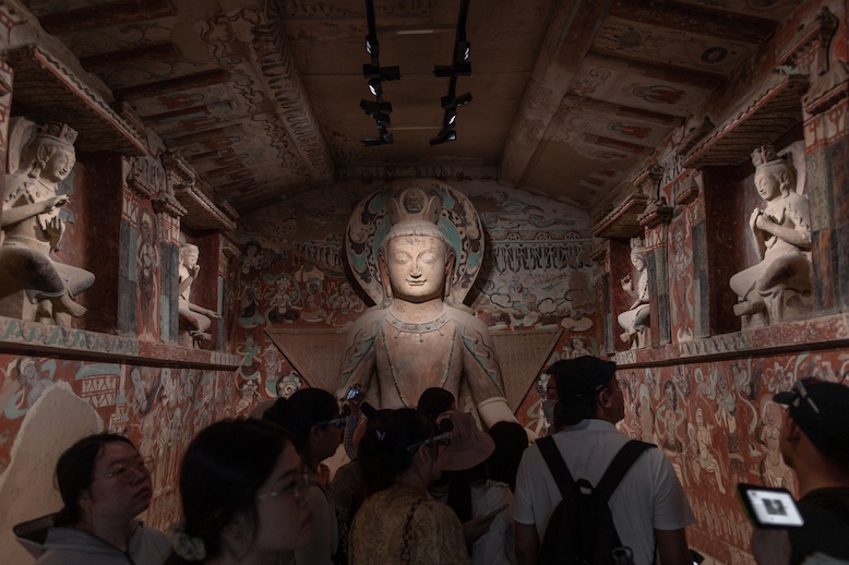 Mogao Caves, Dunhuang, Gansu Province, China, Asia